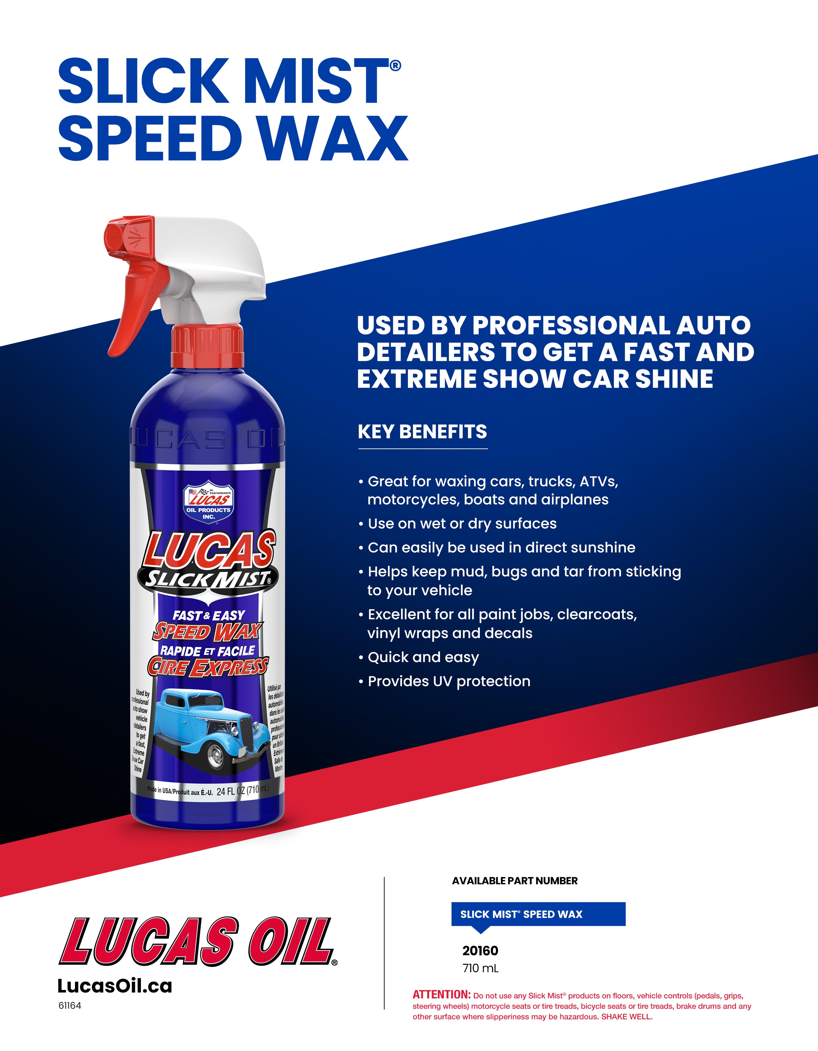 Lucas Speed Wax