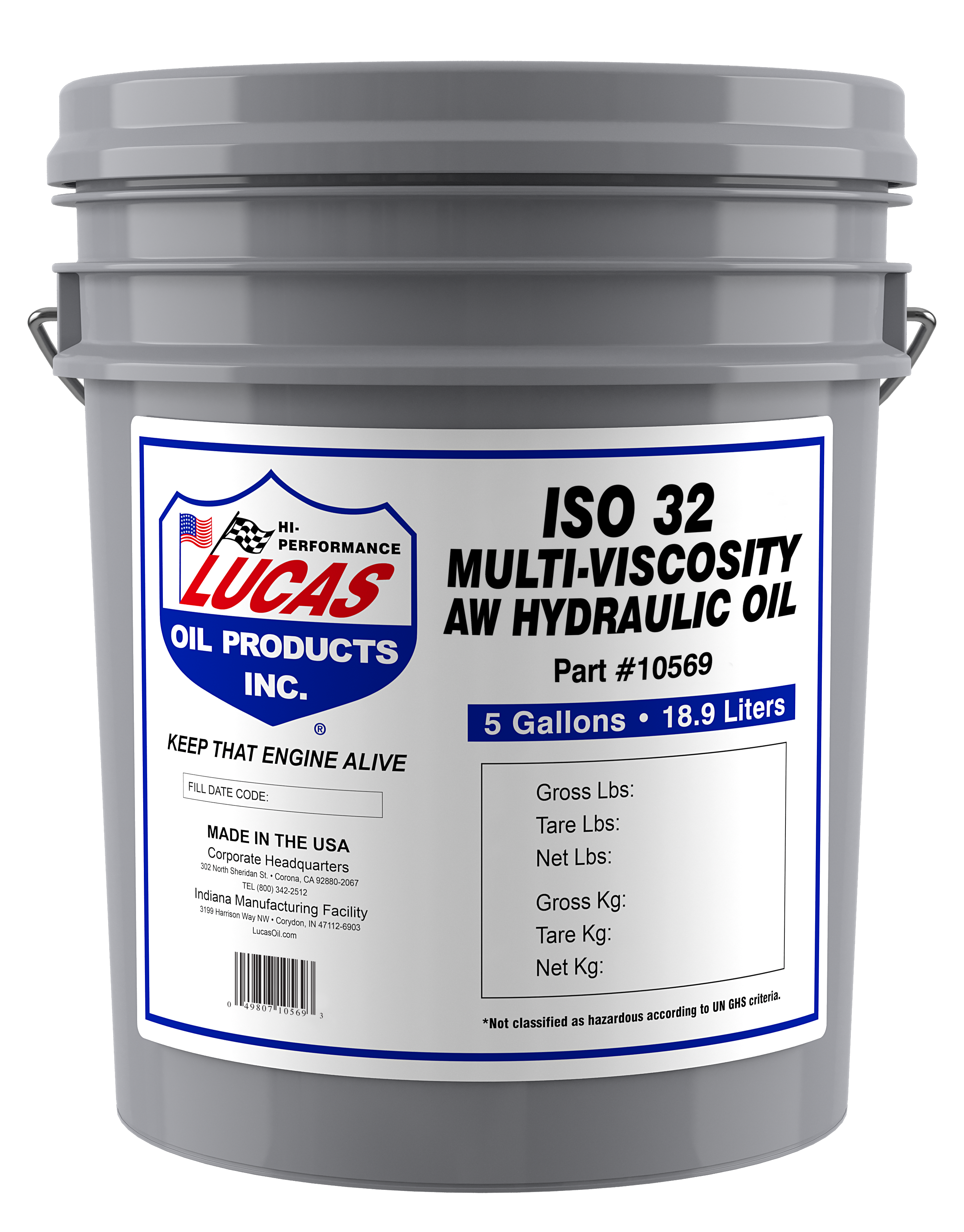 Huile hydraulique multi-viscosité AW ISO 32