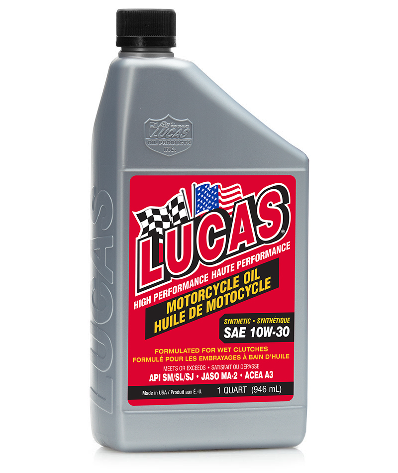 High Performance Synthetic Motorcycle Oils | Lucas Oil Products