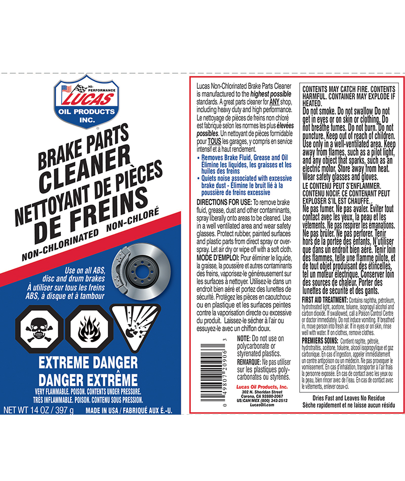 Professional Series Heavy Duty Brake Parts Cleaner